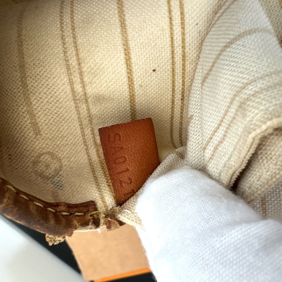 Authentic Louis Vuitton Neverfull Damier Azur Tote Bag Made in France SA0121 - Picture 10 of 16